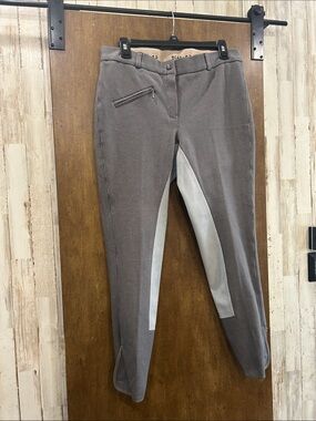 NWOT - Women’s Gray Houndstooth Equestrian Full-Seat Riding Breeches